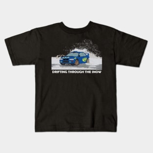 Rally Drifting - GC8 WRX (Rally Car) Inspired Kids T-Shirt